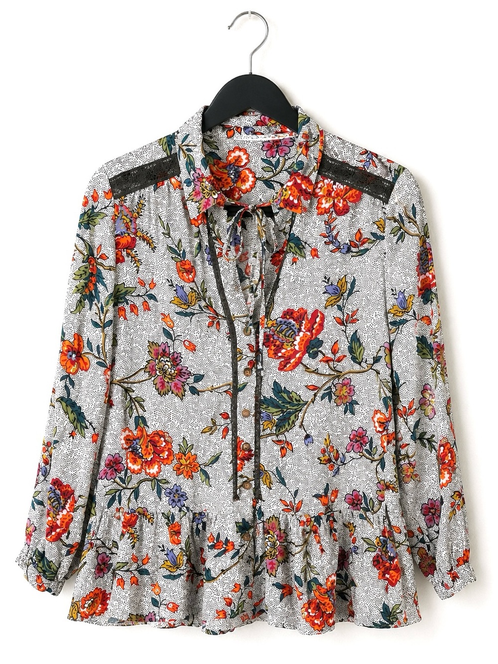Maeve Anthropologie Janie Flounced Peasant Blouse XS - Picture 3 of 8